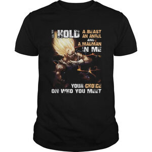 Majin Vegeta I Hold A Beast An Angel And A Madman In Me Your Shirt